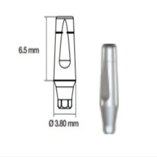 40-72020 Conical Angulated 20 Deg knife edge Ti Abutment