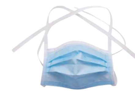 3-ply face mask with tie