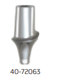 40-72063 Conical 3mm Straight Anatomic Abutment Ti Concave Dia 6mm