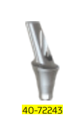 40-72243 Conical 3mm 20 Deg Anatomic Abutment Ti Concave Dia 4.5mm