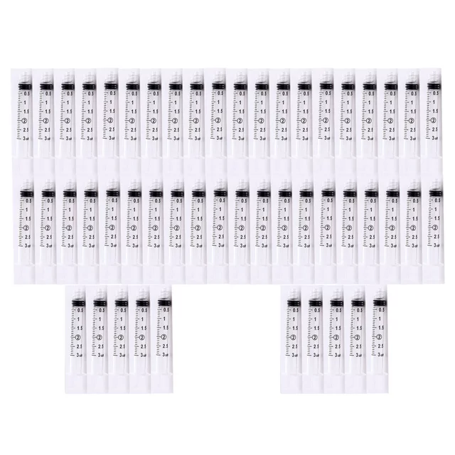 Disposable Syringe Without Needle -Leur Lock Packed and Peel 3cc Without Needle 100's