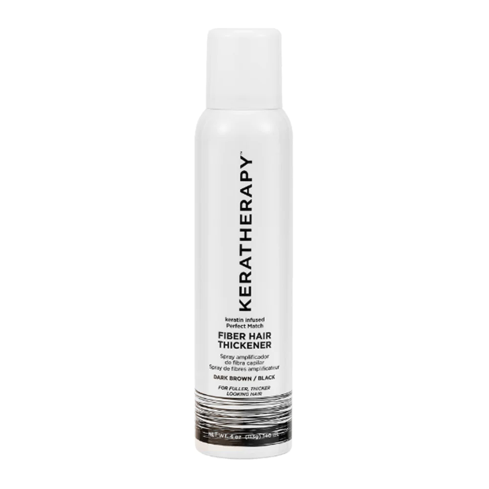 Keratherapy Keratin Infused Perfect Match Keratherapy Fibre Hair Thickner Dark Brown/Black 4oz/192ml.