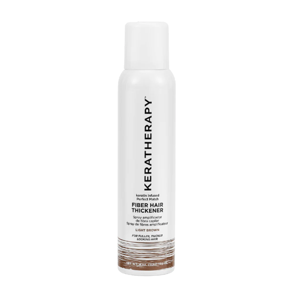 Keratherapy-Keratin Infused Perfect Match Fibre Hair Thickner Medium Brown 4oz/192ml.