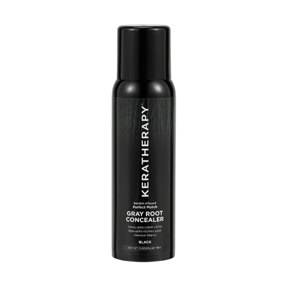 Keratherapy-Keratin Infused Perfect Match Gray Root Concealer Black 3oz/118ml