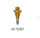 Straight Paltop Equator Abutment Conical H1mm