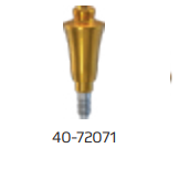 Straight Paltop Equator Abutment Conical H5mm
