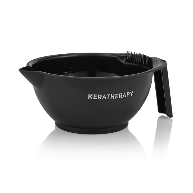 Keratherapy Tinting Bowl With Non-Slip Base Black