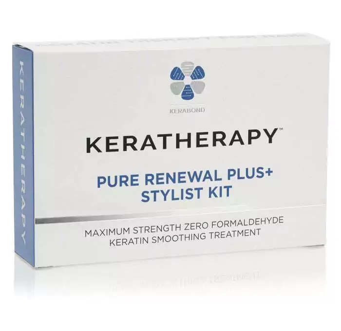 Keratherapy-Pure Renewal Plus+ Zero Formaldehyde Keratin Treatment 3.04oz Stylist Kit 3 Pack (Pure Renewal PLUS Treatment3.04oz/Keratin Amply Booster Treatment2oz/Claryfying Shampoo2oz)