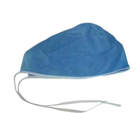 Surgical Cap, Tie on Blue -40G SMS