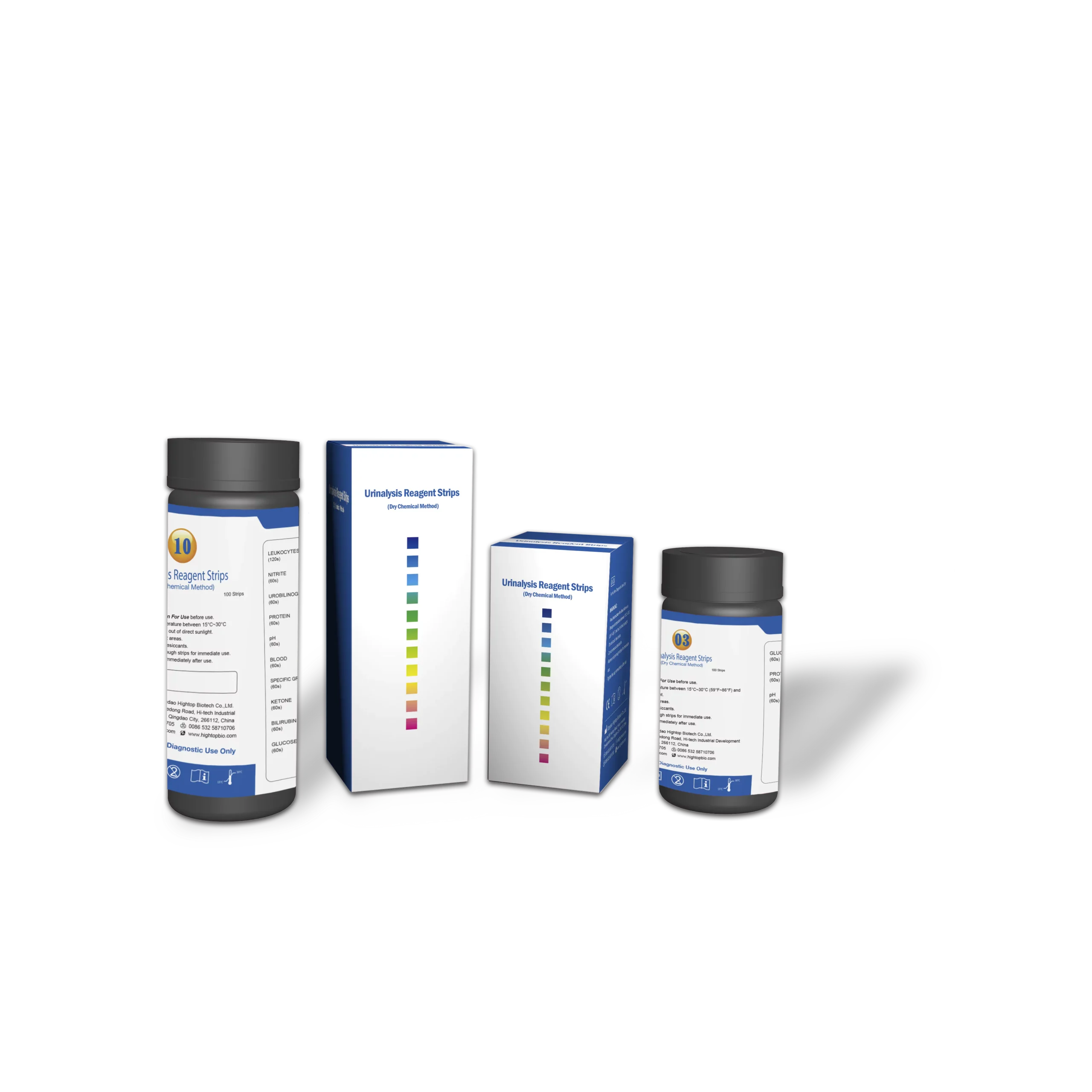 Urinalysis Reagent Strips 5 Parameters -100's